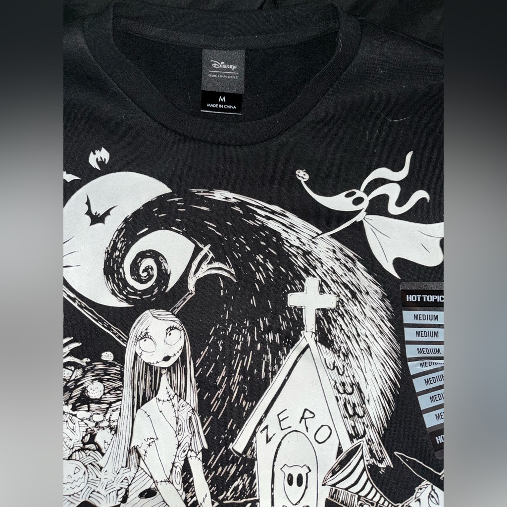 Stand Out With This Hot Topic Nightmare Before Christmas Crewneck Sweatshirt